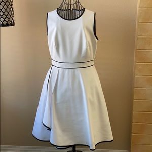 Calvin Klein White Mod Style Dress 60s, Worn Once